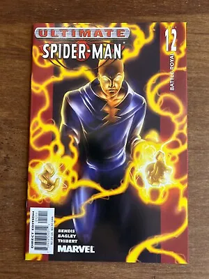 Buy Ultimate Spider-Man 12 Marvel Comics Bendis Bagley 2001 • 3.16£