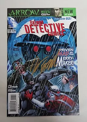 Buy Batman Detective Comics #17 Signed By Jason Fabok Joker Midgrade+ • 7.11£