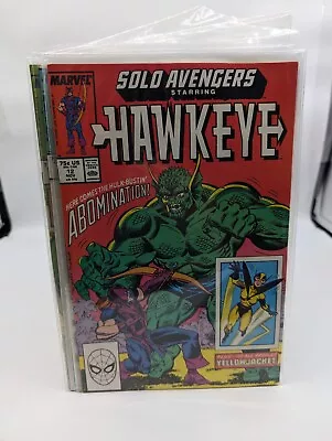 Buy Solo Avengers #12 (Hawkeye/Yellowjacket) Marvel Comics • 15.02£