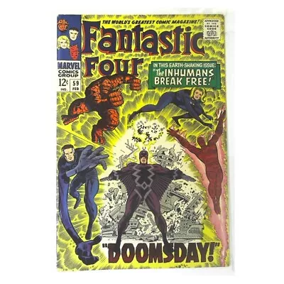 Buy Fantastic Four (1961 Series) #59 In Fine + Condition. Marvel Comics [u  • 66.03£