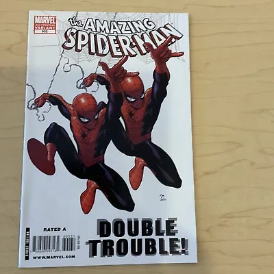 Buy Amazing Spiderman #602 Double Trouble 2nd Printing Variant Marvel Comics 2009 • 12£