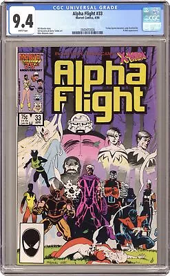 Buy Alpha Flight #33D CGC 9.4 1986 3900470006 1st App. Lady Deathstrike • 37.16£