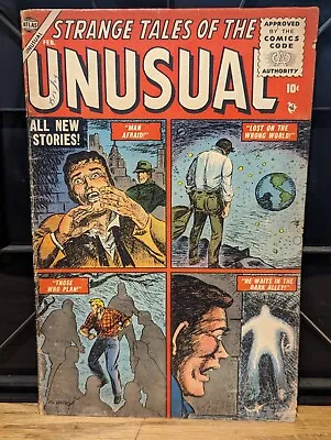 Buy Strange Tales Of The Unusual 2 HTF G/VG Golden Age Horror  Atlas Comics FEB 1956 • 80.06£