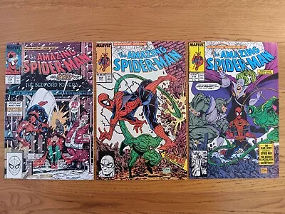 Buy Amazing Spider-Man Lot Of 3 # 314 318 319 Todd McFarlane 1989 Christmas Issue • 24.09£