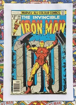 Buy Iron Man #100 - Jul 1977 - Mandarin Appearance! - Vfn- (7.5) Pence Copy! • 18.74£
