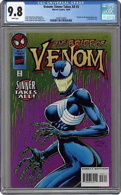 Buy Venom Sinner Takes All #3 CGC 9.8 1995 2026172003 1st App 'She-Venom' • 181.84£