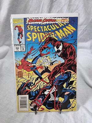 Buy Spectacular Spider-Man #202 Maximum Carnage Part 5 Of 14 Marvel Comics • 6.99£