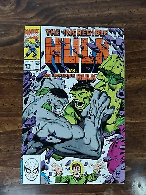 Buy The Incredible Hulk 376 Grey Vs Green, Beautiful Book • 15.99£