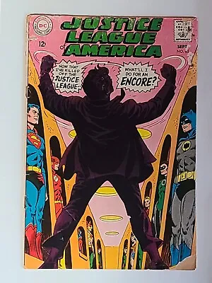 Buy Justice League Of America #65 (dc 1968) Silver Age! Est~g-(1.8) Red Tornado App! • 4.35£