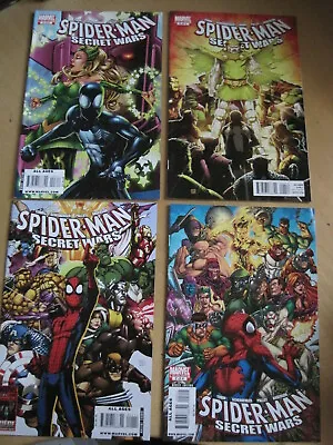 Buy SPIDERMAN : SECRET WARS , Complete 4 Issue 2010 Marvel Series By Tobin. 1,2,3,4 • 11.99£