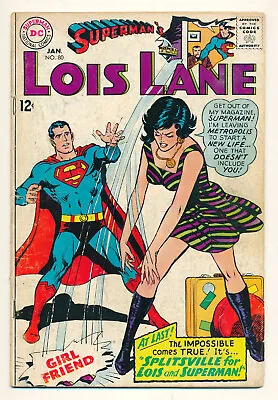 Buy DC Comics Lois Lane Issue #80 Superman Splitsville Breakup Comic 4.0 VG 1968 • 6.72£