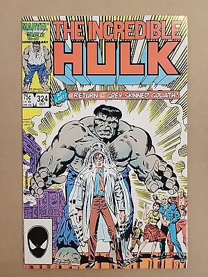 Buy Incredible Hulk 324 Return Of Grey Hulk. J12 • 23.71£