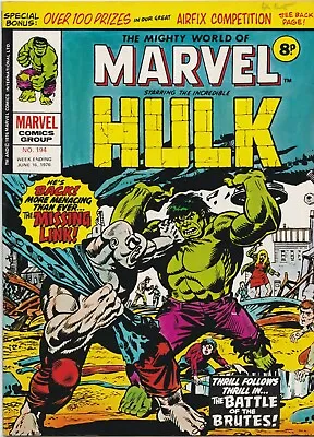 Buy The Mighty World Of Marvel HULK #194 Jun 1976 VFINE- 7.5 MISSING LINK • 3.50£