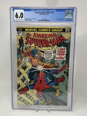 Buy Amazing Spider-Man #123 CGC 6.0 Luke Cage Marvel Comics MCU • 90.57£