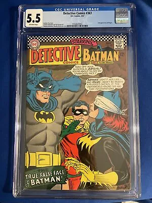 Buy Detective Comics #363 CGC 5.5 (OW) 2nd Appearance Of Batgirl Key Comic • 197.94£