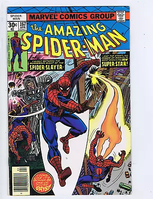 Buy Amazing Spider-Man #167 Marvel 1977 1st App Of Will O' The Wisp • 19.79£