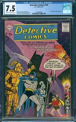 Buy DETECTIVE COMICS #246 CGC 7.5 GRADED 1st APP. DIANE MEAD,SHELDON MOLDOFF DC 1957 • 639.61£