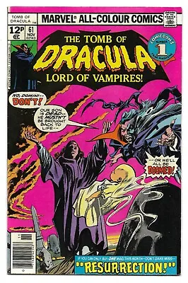 Buy Tomb Of Dracula #61 : F/VF :  Resurrection!  • 5.95£