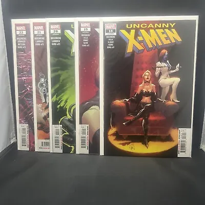 Buy UNCANNY X-MEN LOT (2019) Issue #’s 18 19 20 21 & 22. Marvel 5 Book Lot. (B36)(7) • 11.18£