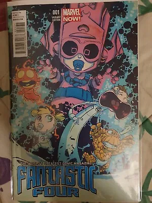 Buy Fantastic Four 4 1 Scottie Skottie Young Variant 2012 Marvel Volume Vol  • 60£