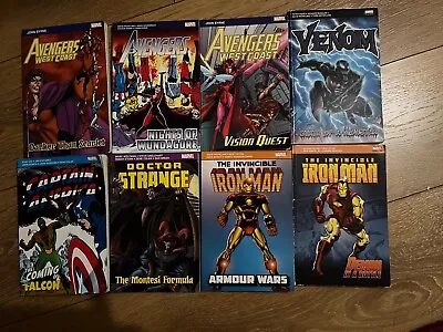 Buy Marvel Pocket Books X8 Inc - Venom, Iron Man, Avengers, Dr Strange • 19.99£