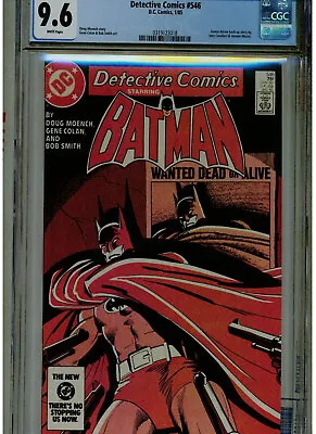 Buy Detective Comics Batman #546 Cgc 9.6 Near Mint + White Pages 1985 Gene Colan • 78.80£