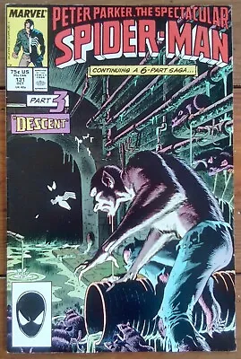 Buy Peter Parker The Spectacular Spider-man 131, Marvel Comics, October 1987, Vf • 14.99£