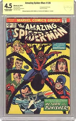 Buy Amazing Spider-Man #135 CBCS 4.5 SS Conway/Thomas 1974 23-0AE1106-008 • 191.20£