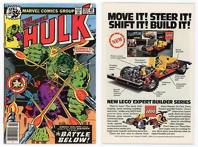 Buy Incredible Hulk #232 (VF/NM 9.0) Captain America Avengers Adkins 1979 Marvel • 11.98£