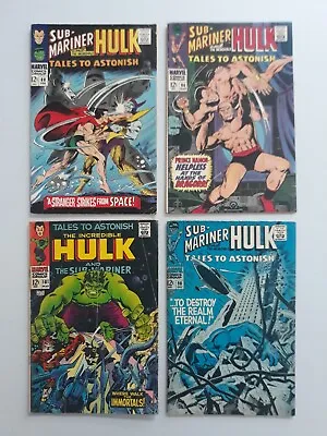 Buy Tales To Astonish 88, 94, 98, 101 Marvel Silver Age, Submariner, Hulk • 80.43£