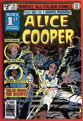 Buy Marvel Premiere #50 1st Alice Cooper Comic Appearance (1979) • 39.95£
