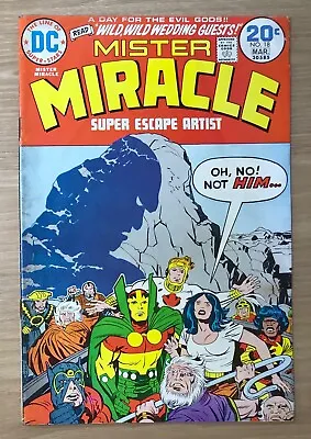 Buy Mister Miracle #18 DC Comics Bronze Age Kirby Marriage Of Big Barda & MM Vg- • 11.85£