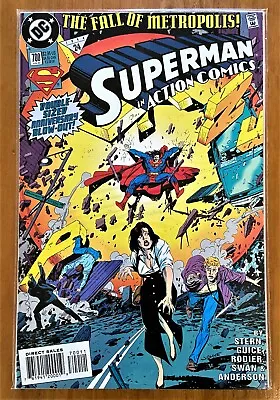 Buy ACTION COMICS #700  Anniversary Issue - Fall Of Metropolis - Double Size • 1.58£