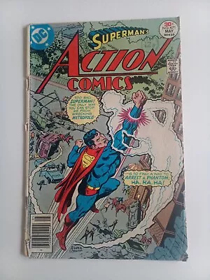 Buy Action Comics 471 Superman DC Comics May 1977 Key Issue Low Grade GD/FR • 10£