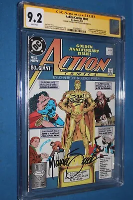 Buy Action Comics 600 CGC 9.2 Signature Series John Beatty & Michael Zeck Signed • 63.68£
