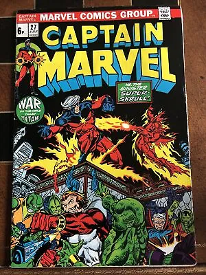 Buy Captain Marvel / Marvel Comics / 1973 / Issue 27 • 15£