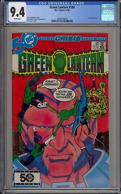 Buy Green Lantern #194 - Cgc 9.4 - Crisis Cross-over - Harbinger - Joe Staton Cover • 27.66£