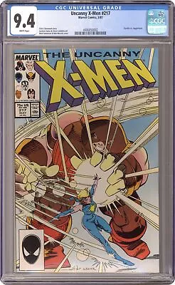 Buy Uncanny X-Men #217D CGC 9.4 1987 4406850002 • 37.58£