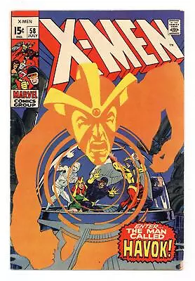 Buy Uncanny X-Men #58 VG+ 4.5 1969 • 116.09£