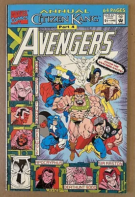 Buy AVENGERS ANNUAL #21 (1992) VG Raw 1st Victor Timely + Anachronauts! CITIZEN KANG • 14.15£