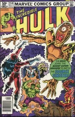 Buy Incredible Hulk #259 VG 1981 Stock Image Low Grade • 3.15£