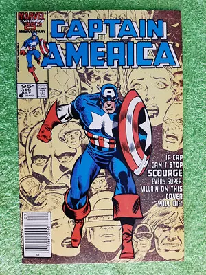 Buy CAPTAIN AMERICA #319 Potential 9.6 : 9.8 NEWSSTAND Canadian Price Variant RD5896 • 23.76£