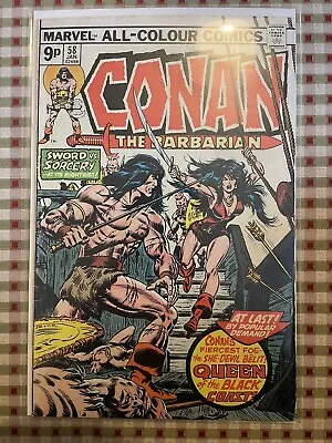 Buy Conan The Barbarian #58 – 1st Appearance Of Belit (MARVEL COMICS) • 12£