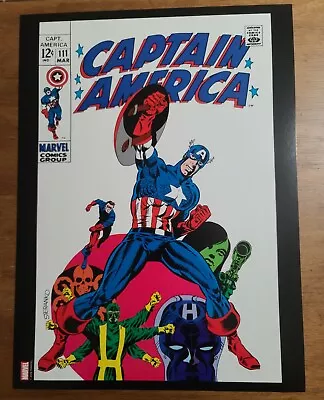 Buy Captain America 111 Rick Jones HYDRA Marvel Comics Poster By Jim Steranko • 16.58£