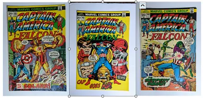 Buy Captain America #160, 162, 163 (Marvel 1973) Bronze Age Comic Lot VFN • 23.72£
