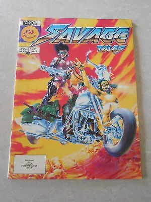 Buy SAVAGE TALES Magazine #1, OCTOBER 1985, MIKE GOLDEN Cover, THE NAM, FINE! • 12£