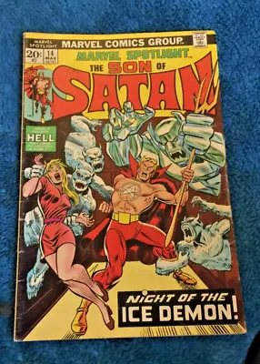 Buy Free P & P; Marvel Spotlight #14 (March 1974) Son Of Satan! • 4.99£