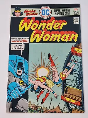 Buy Wonder Woman 222 DC Comics Batman And JLA Appearance Bronze Age 1976 • 17.37£