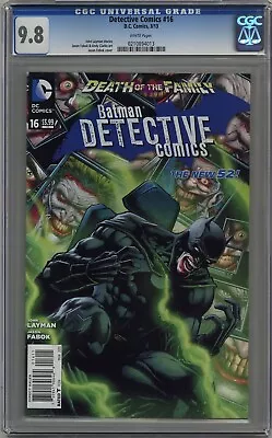 Buy Detective Comics #16 Cgc 9.8 White Pages Dc Comics 2013 • 47.42£