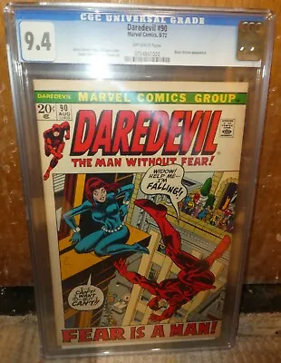 Buy Marvel Comics Daredevil 90 1972 CGC 9.4 Black Widow Appearance Gil Kane Art  • 219.99£